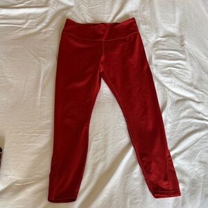 Nike Red Orange Dr-Fit Leggings